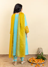 Kira Kurta Set - Turquoise Blue