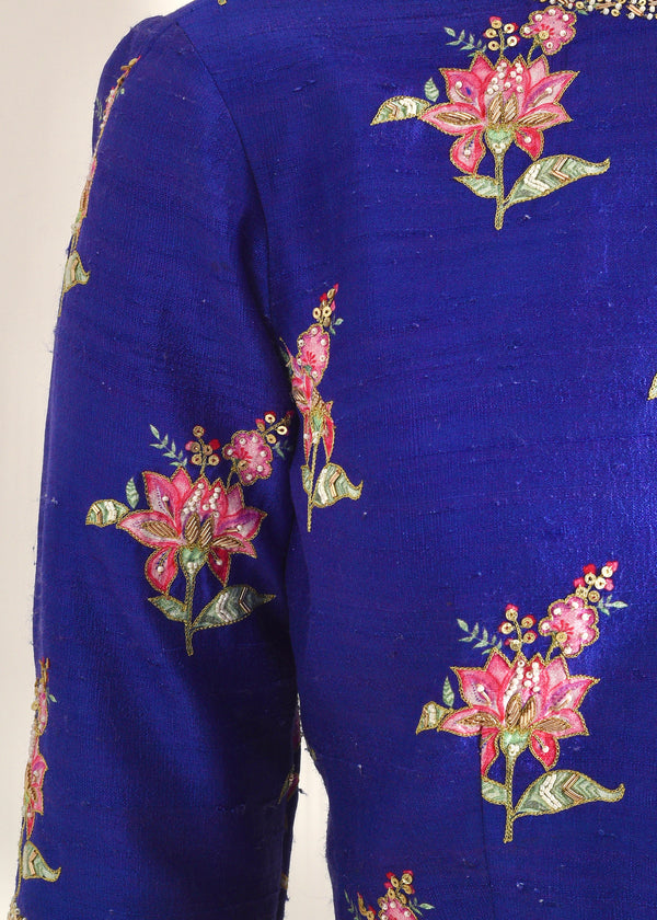 Bootah Blouse - Azure Blue