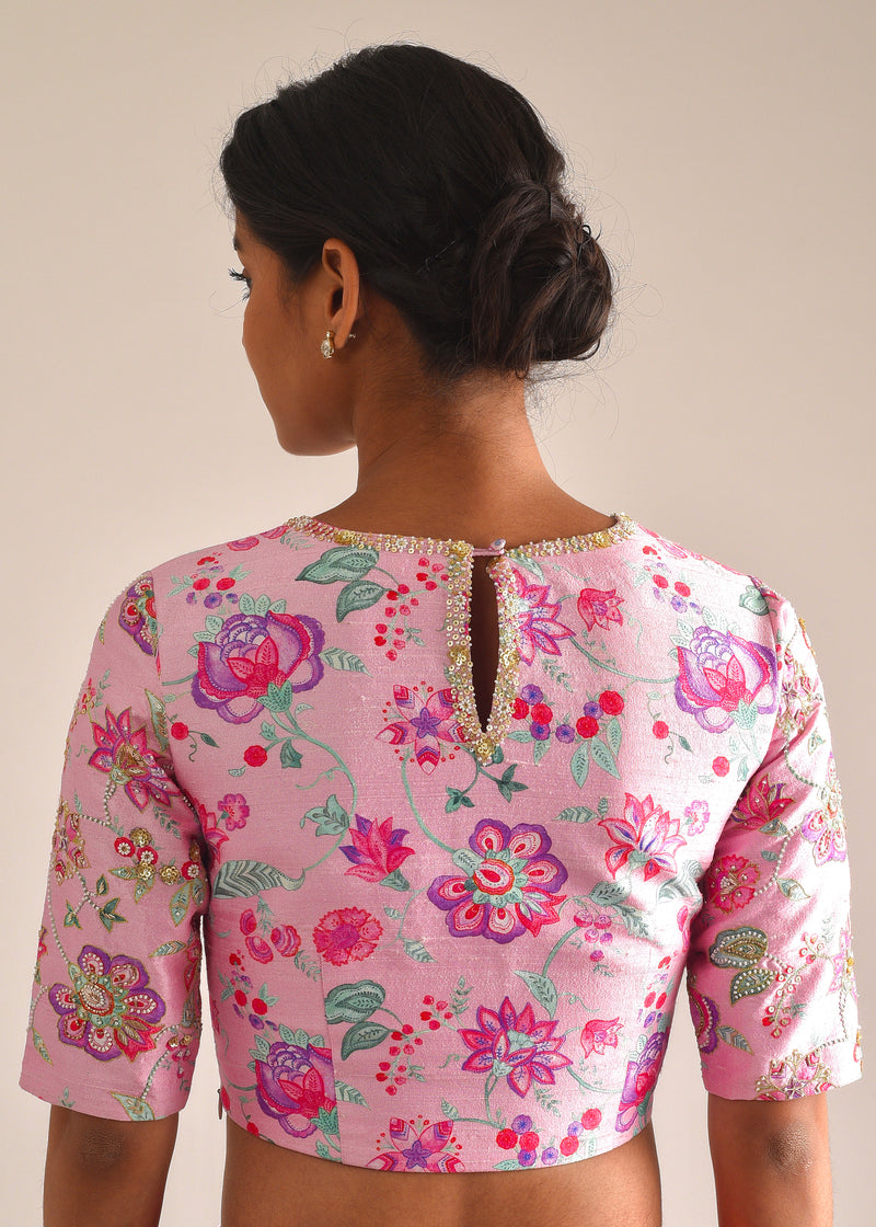 Jacobean Blouse - Pink