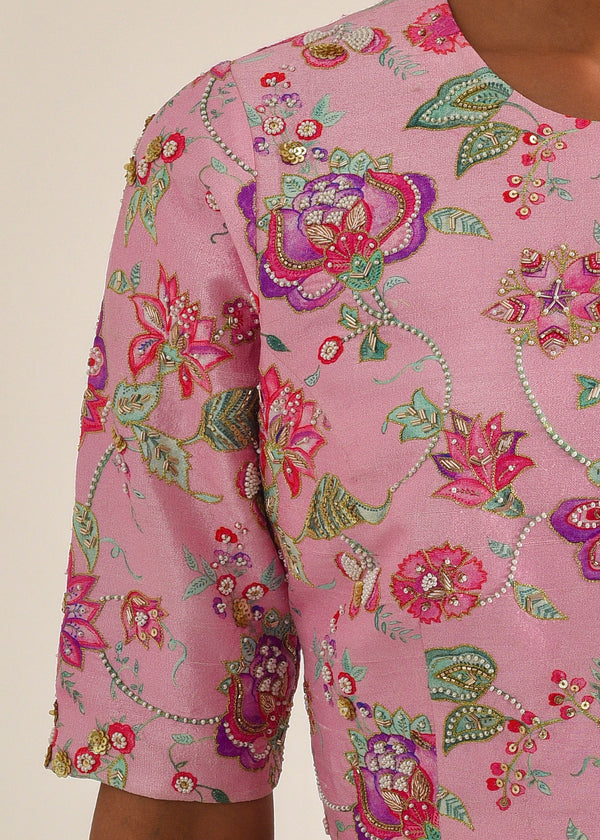 Jacobean Blouse - Pink