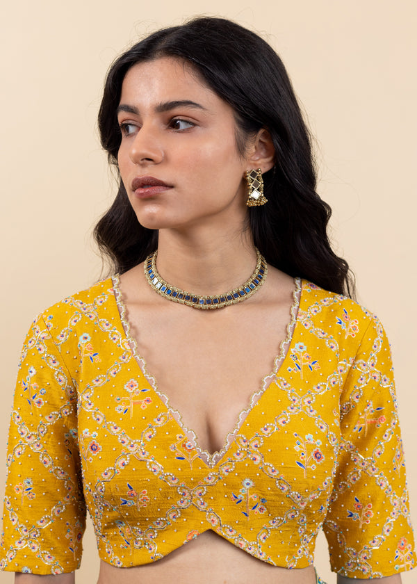 Chokor Blouse - Mustard Yellow