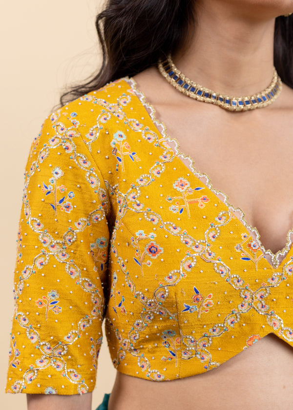 Chokor Blouse - Mustard Yellow