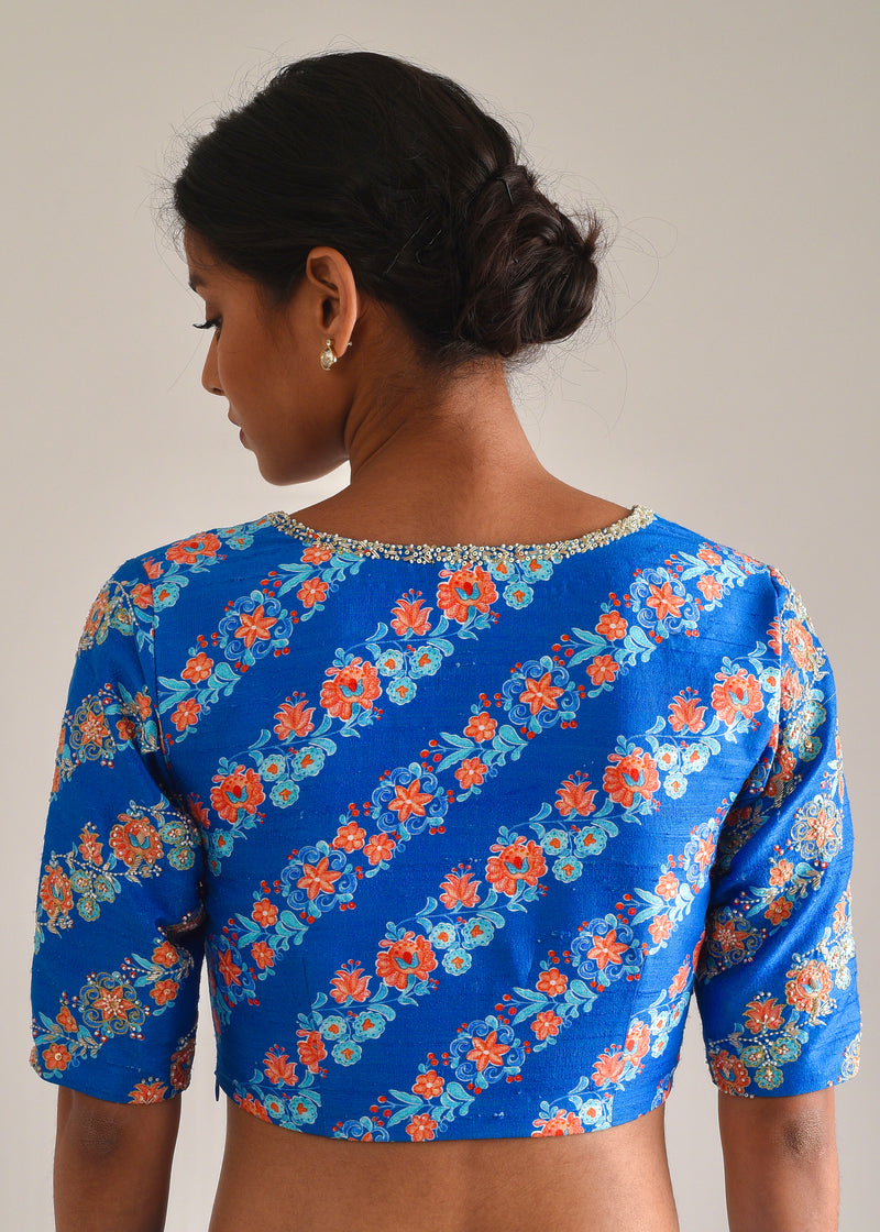 Tircha Blouse - Cobalt Blue