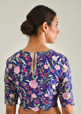 Gulaab Blouse - Midnight Blue