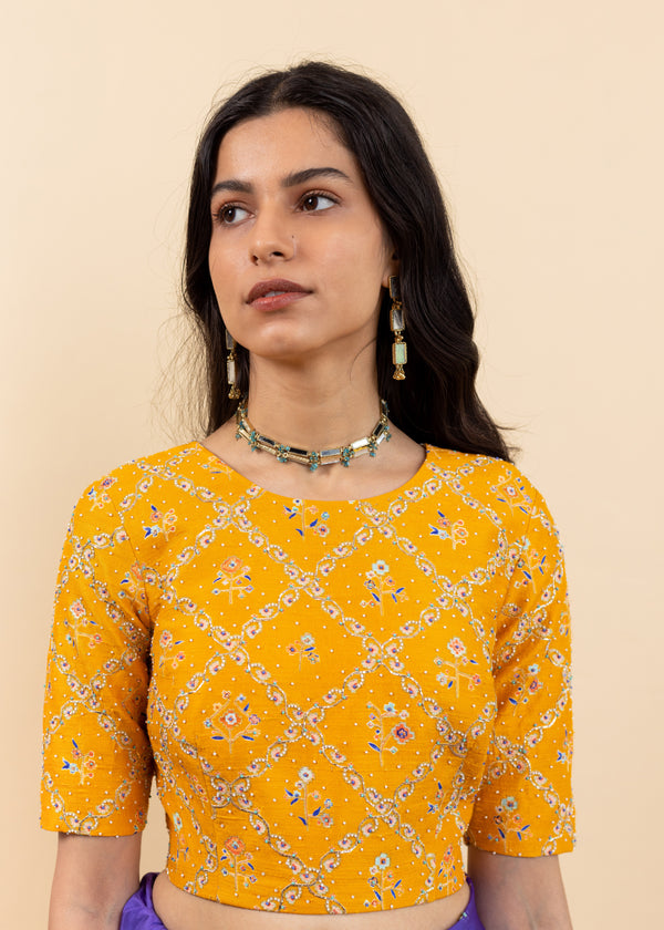 Chokor Blouse - Mango Yellow