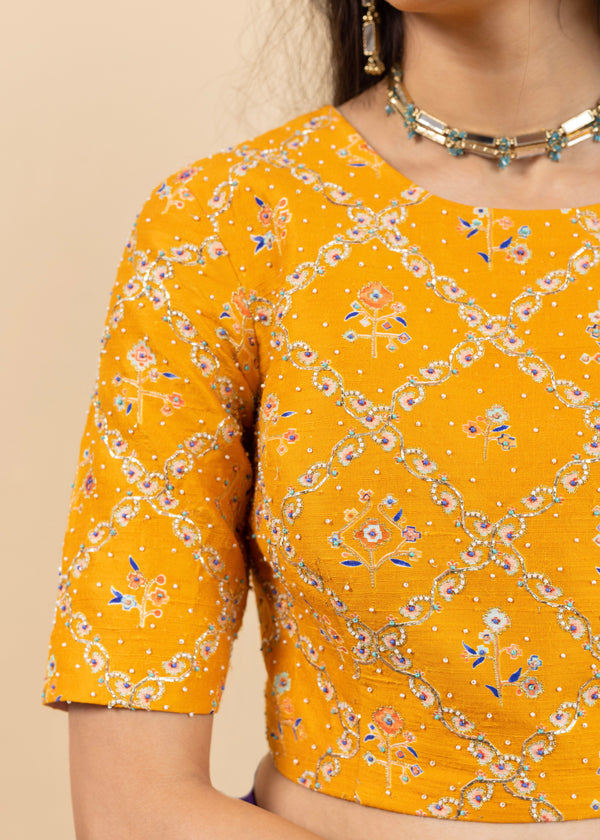 Chokor Blouse - Mango Yellow