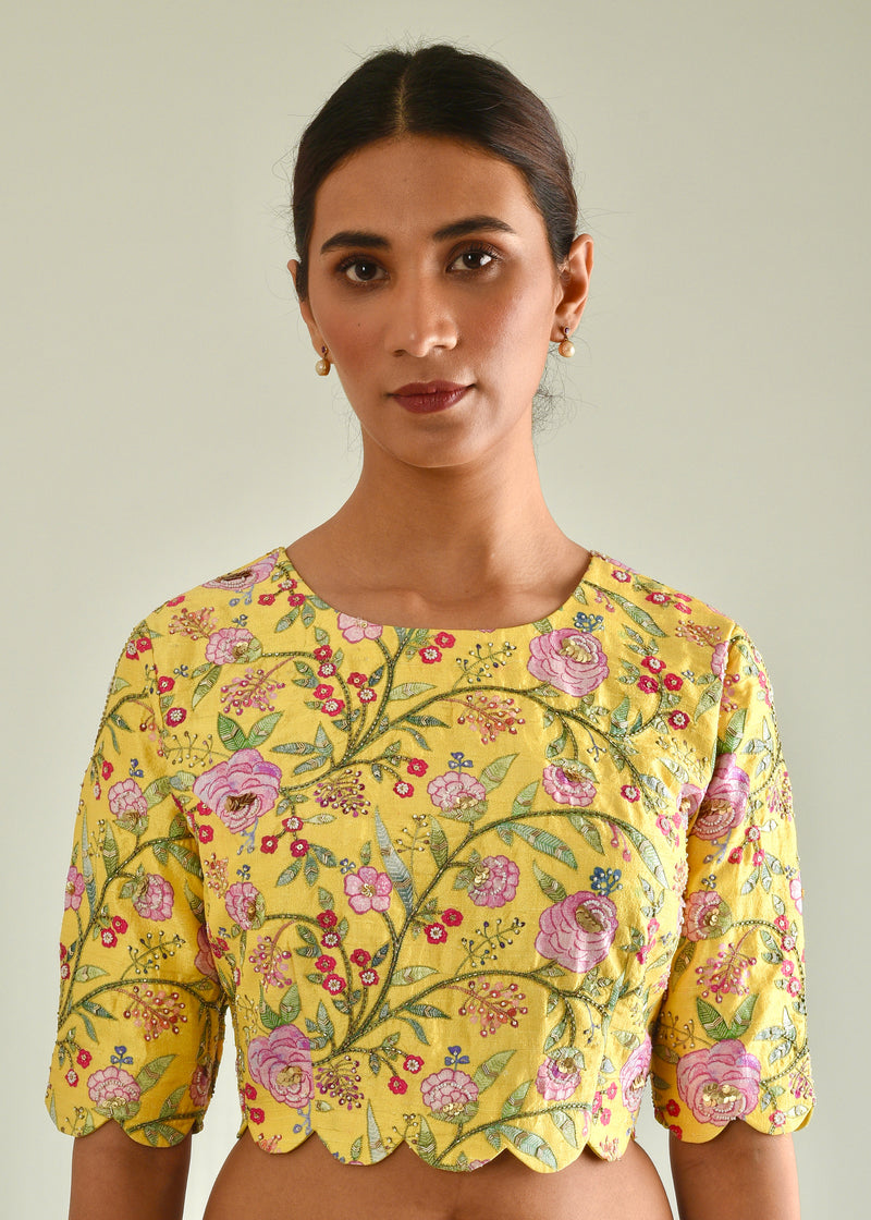 Gulaab Blouse - Chrome Yellow