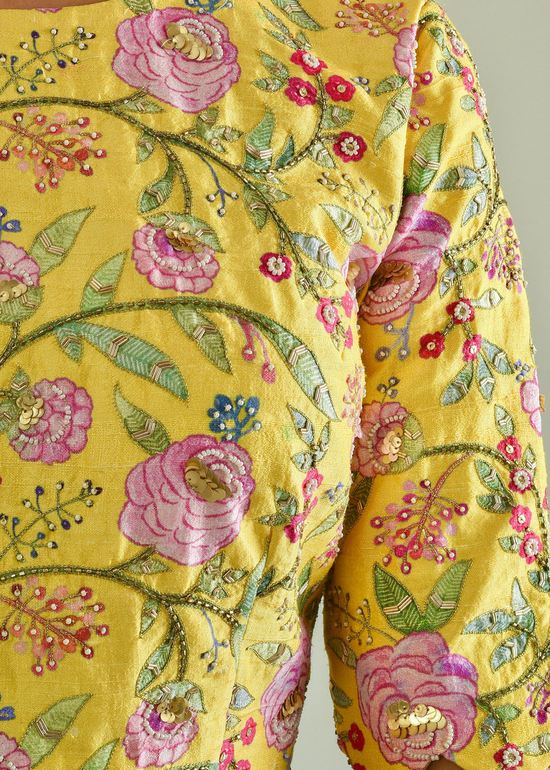 Gulaab Blouse - Chrome Yellow