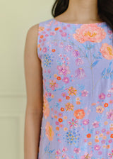 Meraki Sleeveless Kurta Set - Lilac