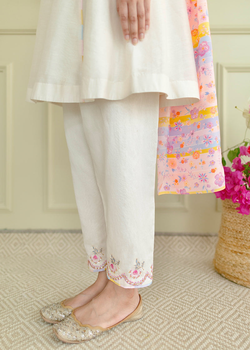 Irusu Short Kurta Set - Off-White