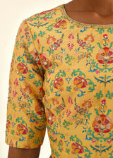 Suzani Blouse - Butter Yellow