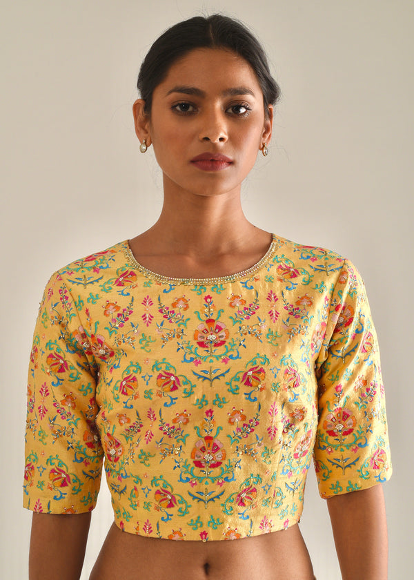 Suzani Blouse - Butter Yellow