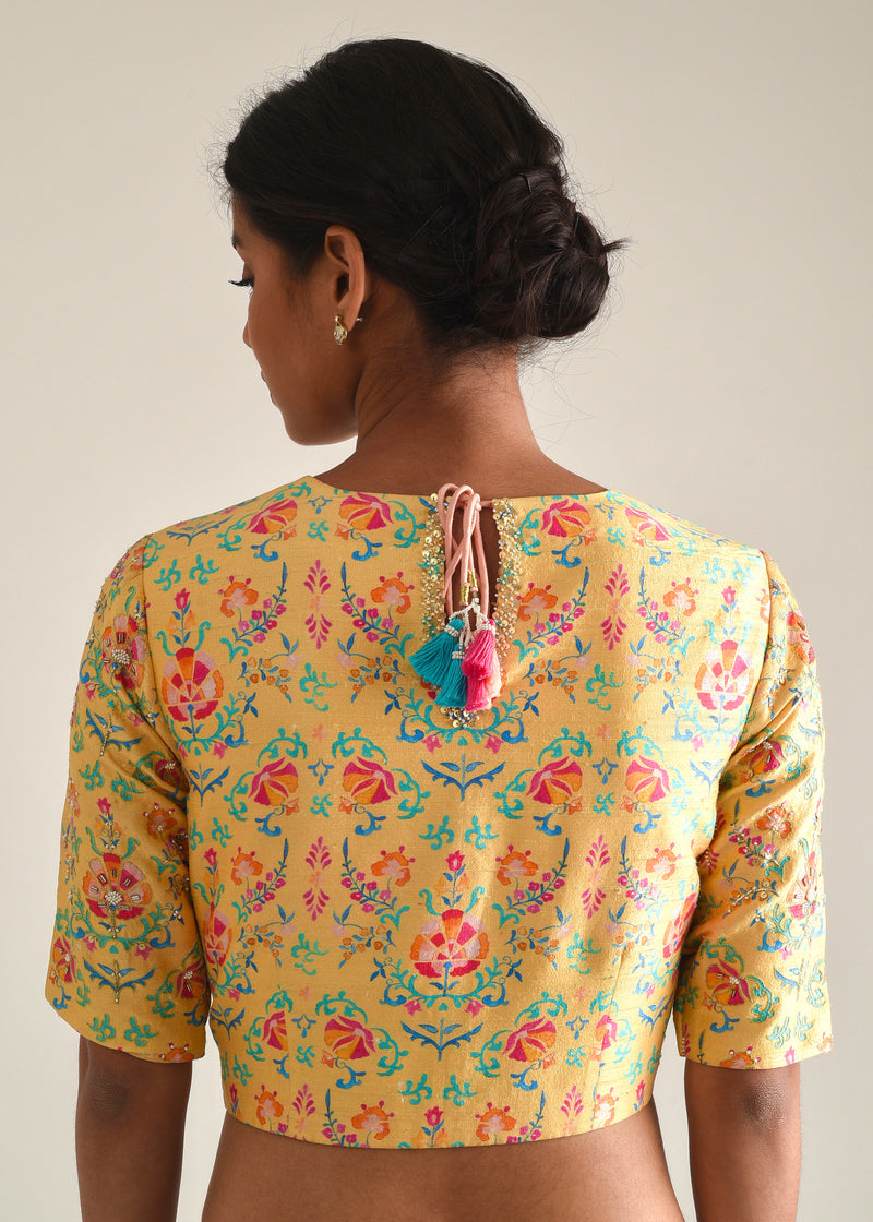 Suzani Blouse - Butter Yellow