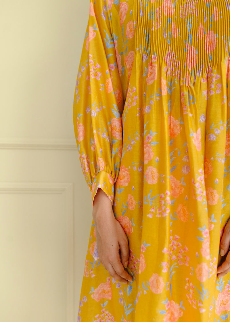 Shibui Kurta Resu Pants Set - Golden Yellow