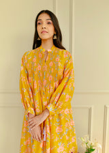 Shibui Kurta Resu Pants Set - Golden Yellow