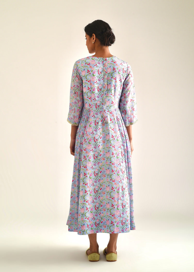 Gulaab Dress - Powder Blue