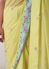 Amai Saree Blouse Set - Buttercup Yellow