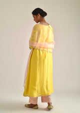 Bageecha Kurta Set - Yellow