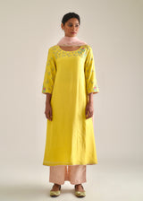 Bageecha Kurta Set - Yellow