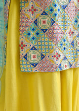 Capri Kurta Lehenga Set - Multi Coloured